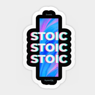 Stoic Stoic Stoic Sticker